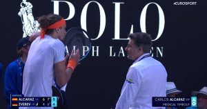 Carlos Alcaraz, acuzat de trișare la Australian Open de Zverev!