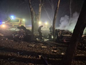 Accident devastator: un Mercedes s-a făcut praf la Nagymegyer, Mónika Jákli a murit