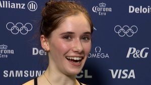 Isabeau Levito face glume despre distracția din satul olimpic de la Milano