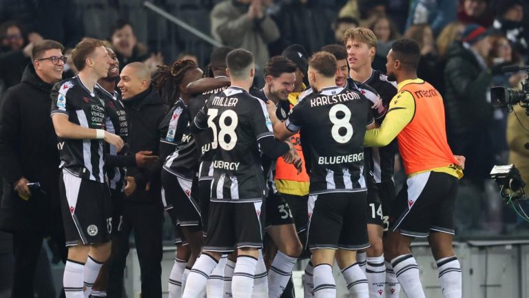 Udinese învinge Roma cu 1-0, decisiv prin golul lui Ekkelenkamp