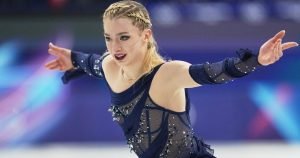 Amber Glenn, patinatoarea americană, reacționează la mesajul Madonnei
