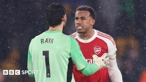 Arsenal, egalat la două după ce a condus cu două goluri în fața Wolves