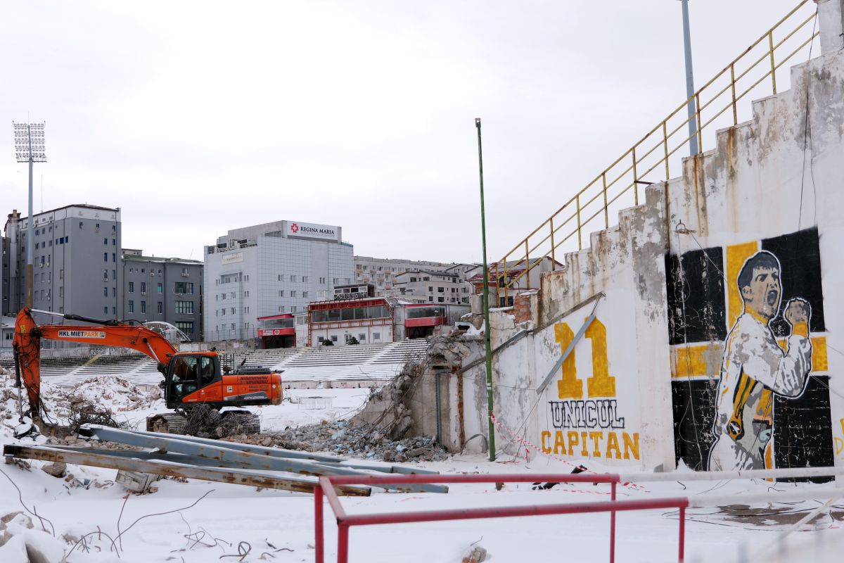 Știri de ultimă oră: Arena din Ștefan cel Mare, 50% demolată!