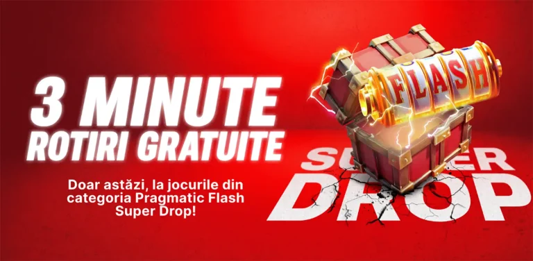 Superbet oferă 3 minute de rotiri gratuite la Pragmatic Flash Super Drop!