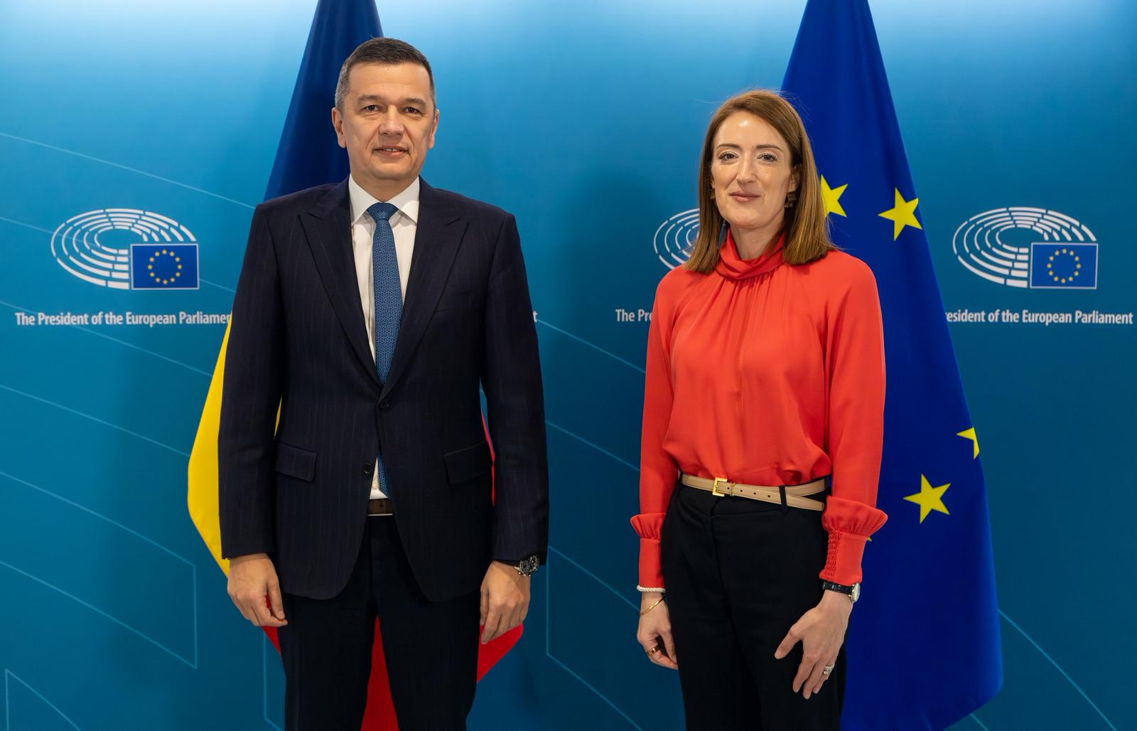Grindeanu, discuții cu metsola despre coaliție: Guvernare cu premier de încredere, nu austeritate