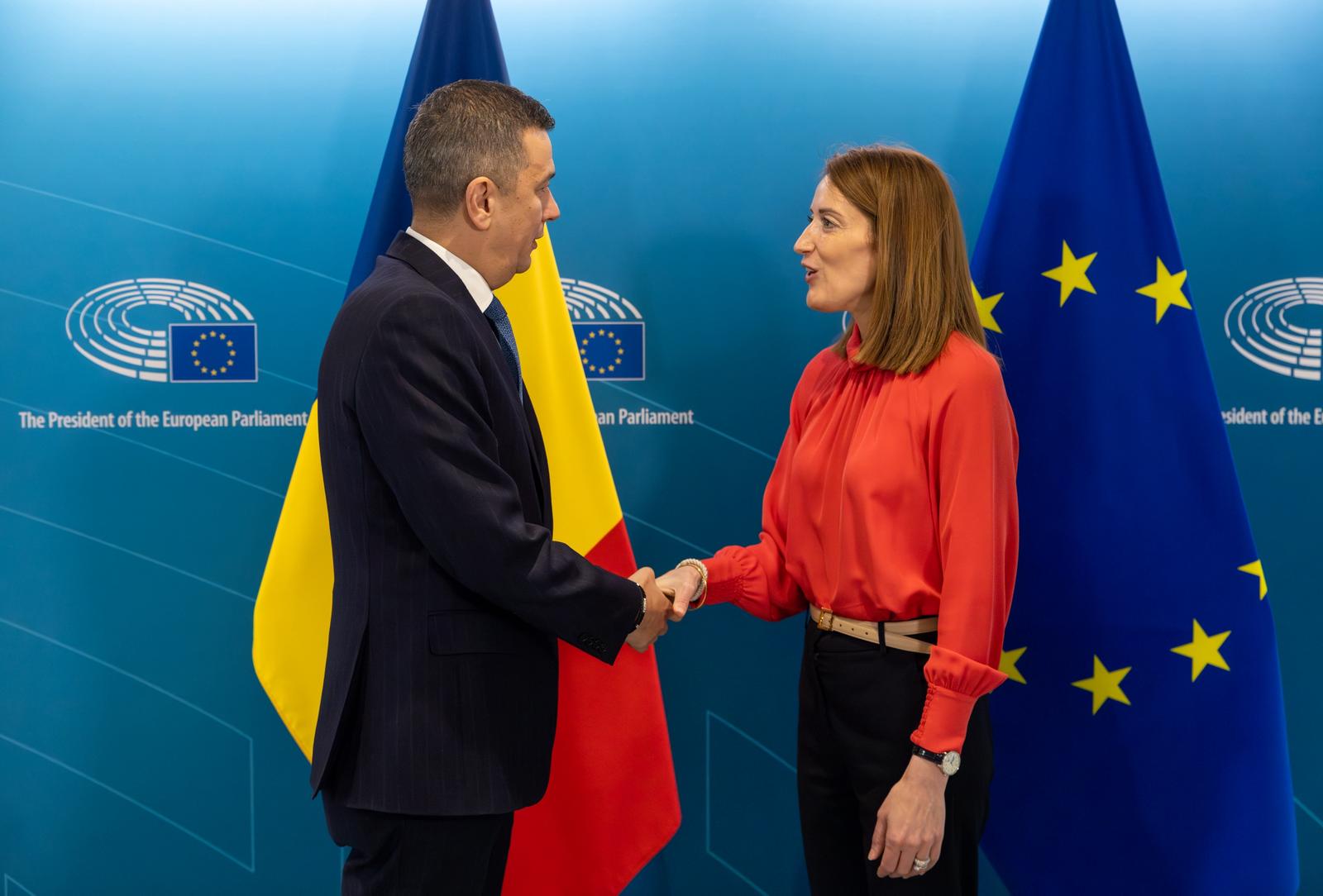 Grindeanu, întâlnire cu Metsola: PSD a demarat o consultare internă