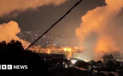 Israel and Hezbollah in Lebanon exchange fire as conflict widens after attack on Iran