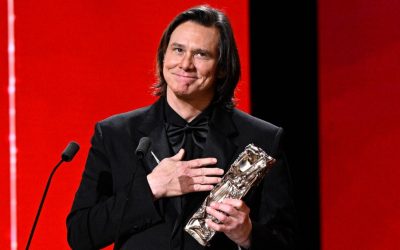 Jim Carrey Delivers Speech in French at Cesar Awards