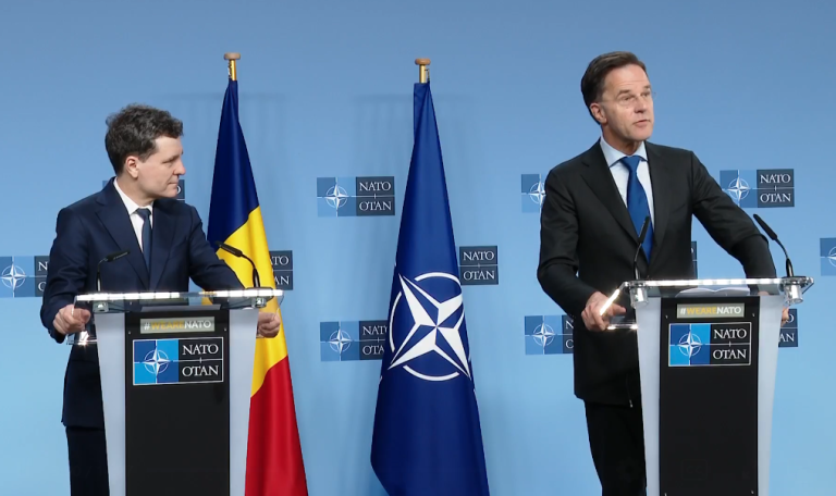 Rutte: România, rol strategic pe flancul estic și la Marea Neagră
