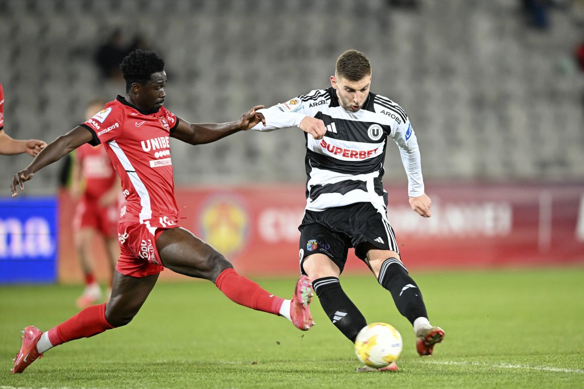 U Cluj - Hermannstadt 2-1, în sferturile Cupei României Betano