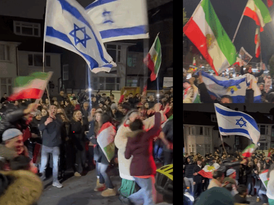 Israelieni și iranieni sărbătoresc unirea pe străzile din Londra după moartea lui Khamenei