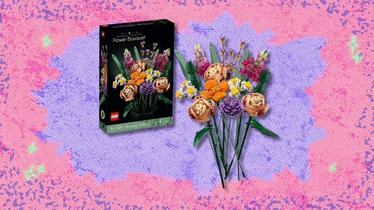 Lego la reducere: Buchetul floral din botanicals, cu 12 dolari mai ieftin pe amazon