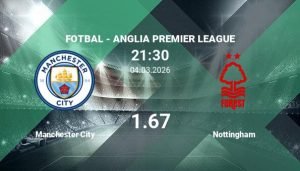 City-Nottingham, duel dezechilibrat în Premier League: Ponturi și cote
