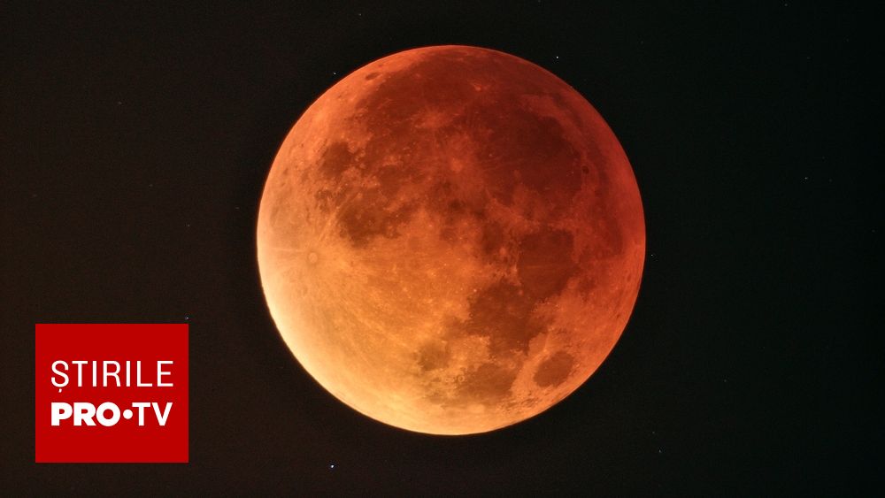Luna sângerie vine în 2026: Unde vom putea vedea eclipsa totală?