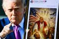 Trump, ștersura supremă: A renunțat la imaginea cu el ca Iisus pe Truth Social