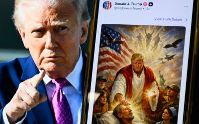 Trump, ștersura supremă: A renunțat la imaginea cu el ca Iisus pe Truth Social