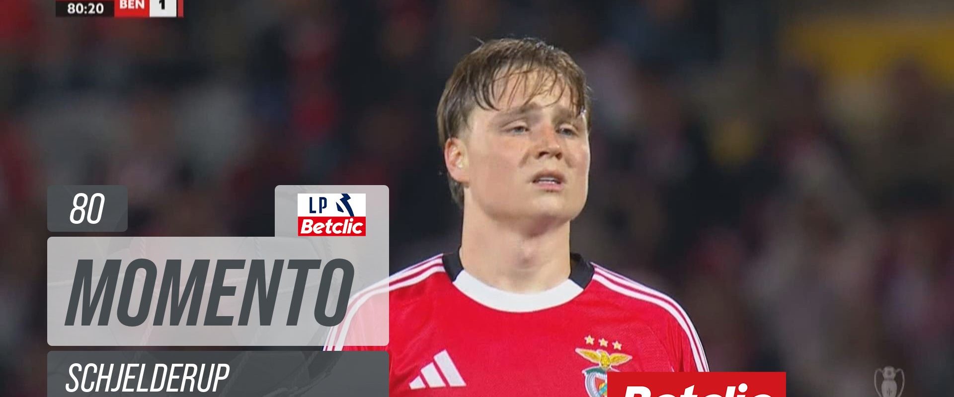 Schjelderup a marcat la 80 pentru Benfica în Liga Portugal