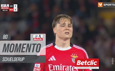 Schjelderup a marcat la 80 pentru Benfica în Liga Portugal