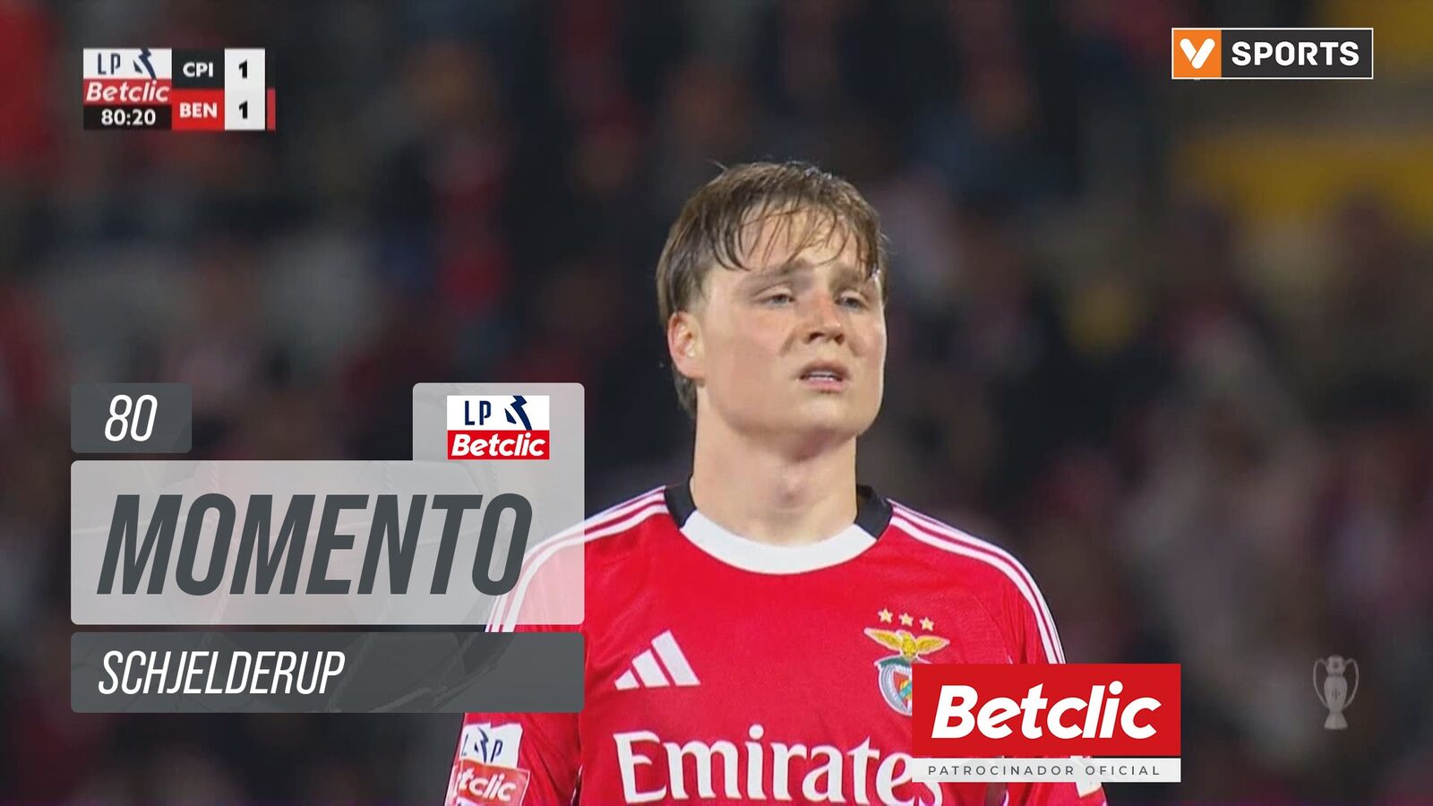 Schjelderup a marcat la 80 pentru Benfica în Liga Portugal