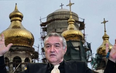 Becali, buncăr antiatomic sub biserică: Patronul FCSB, șef pe șantier în Postul Paștelui