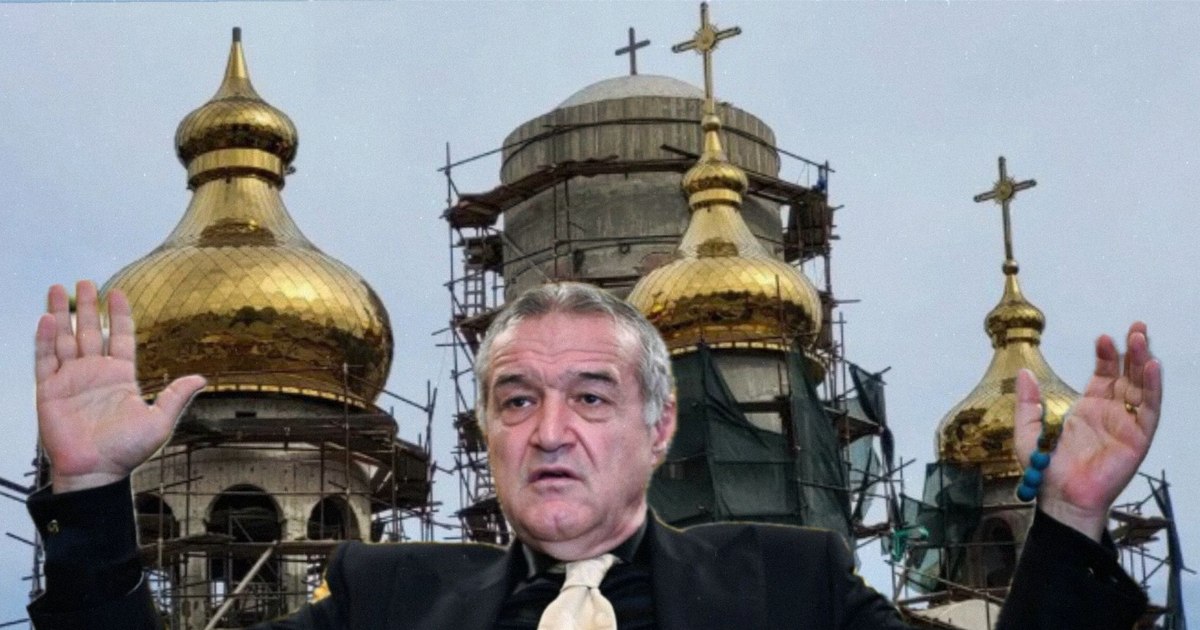Becali, buncăr antiatomic sub biserică: Patronul FCSB, șef pe șantier în Postul Paștelui