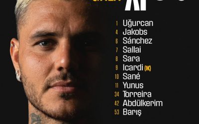 Galatasaray anunță lotul pentru meciul cu Gençlerbirliği