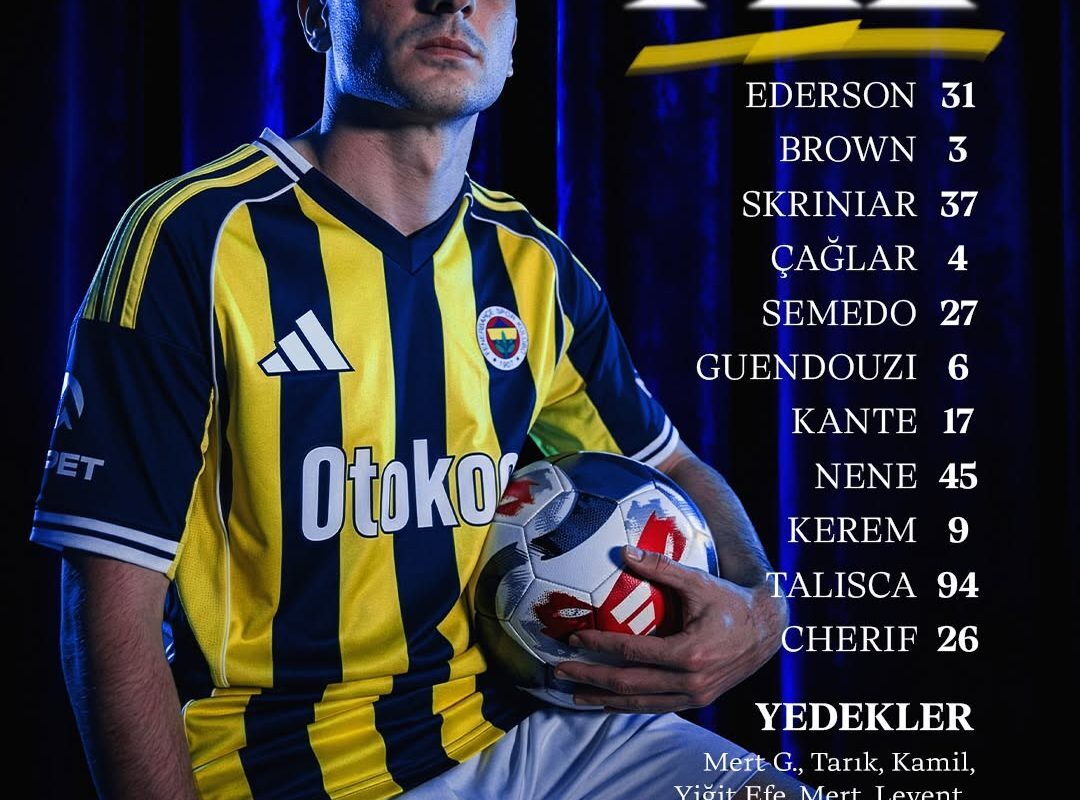 Fenerbahçe dă startul: Echipa de start împotriva lui Çaykur Rizespor