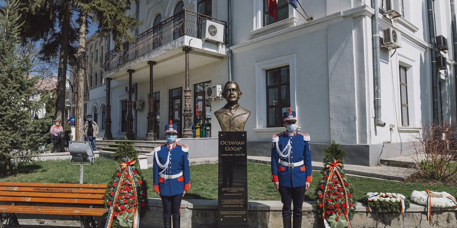 Bustul lui Goga, DISPĂRUT din Iași. Poetul, acuzat de fascism și antisemitism