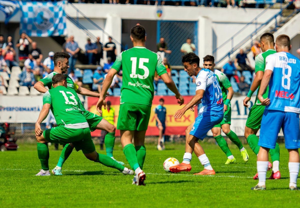 Bacău și Bistrița, scena surprizelor în etapa 3 din play-out-ul Ligii 2