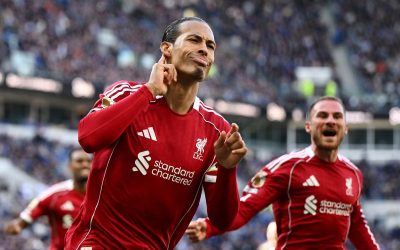 Van Dijk, eroul lui Liverpool în derby-ul Merseyside: Gol în prelungiri