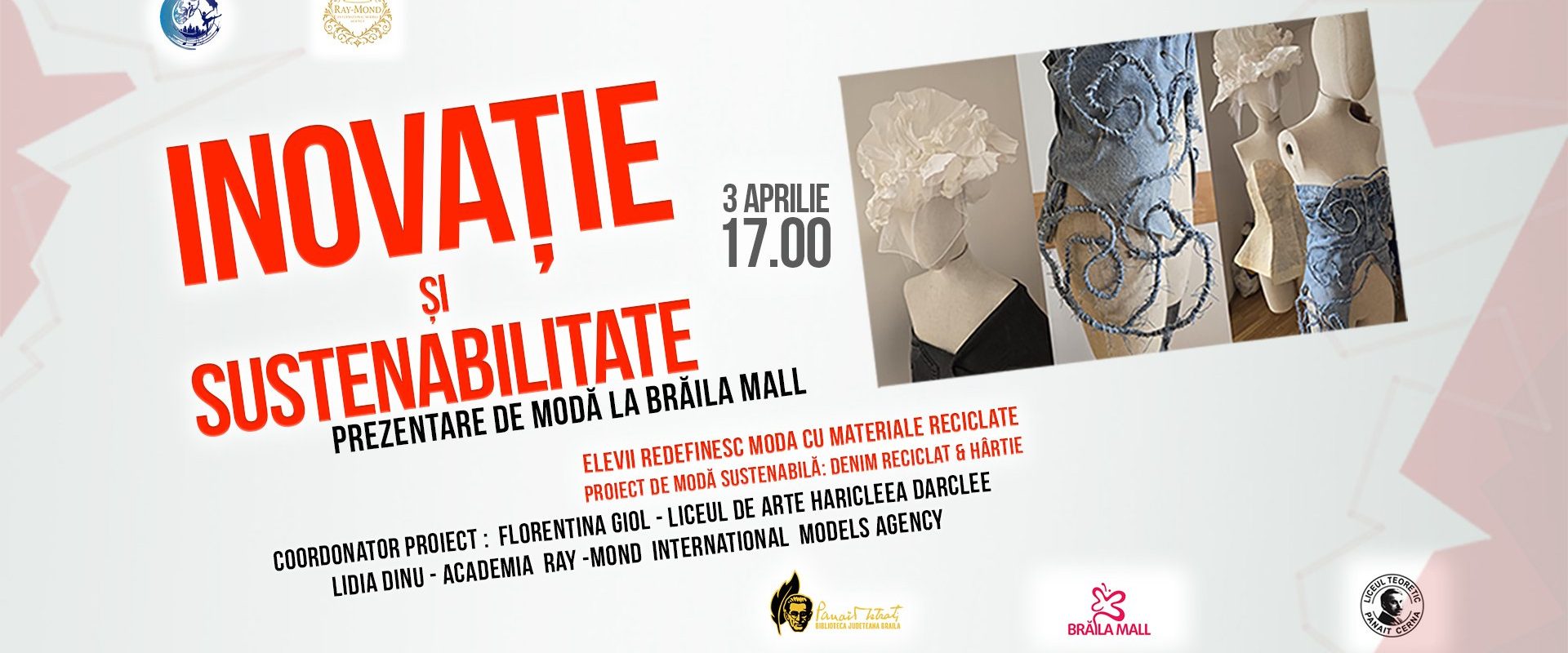 Elevii prezintă moda sustenabilă la brăila mall, în „săptămâna verde”