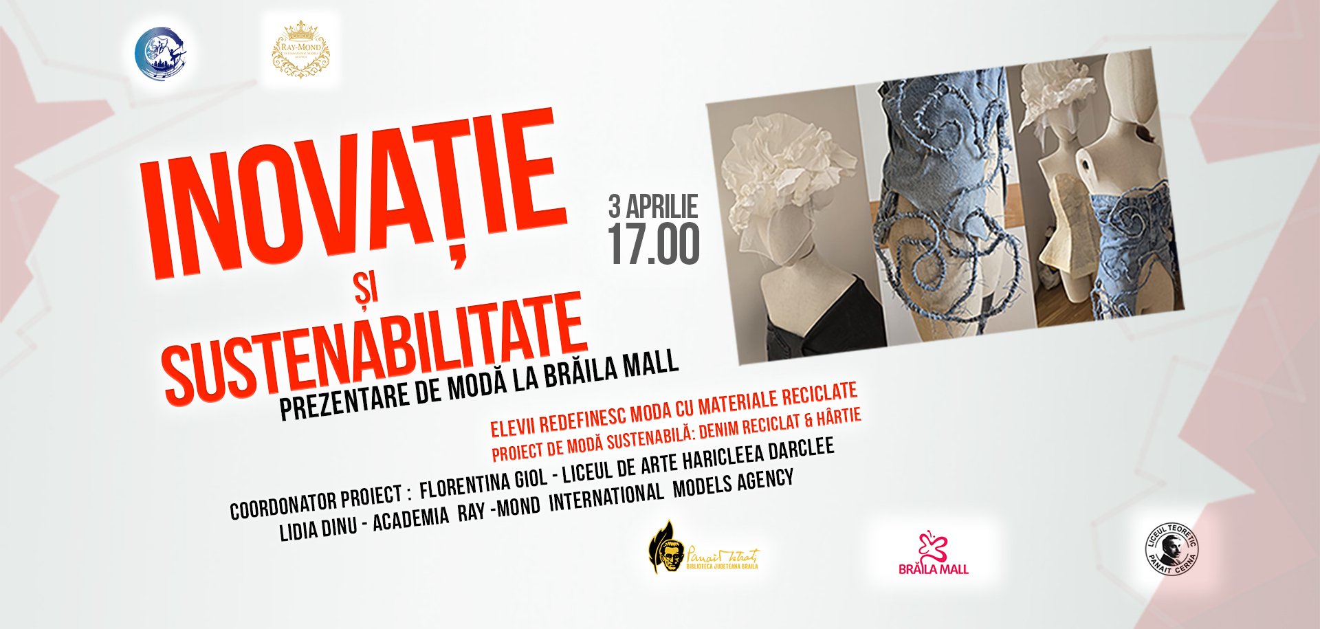 Elevii prezintă moda sustenabilă la brăila mall, în „săptămâna verde”