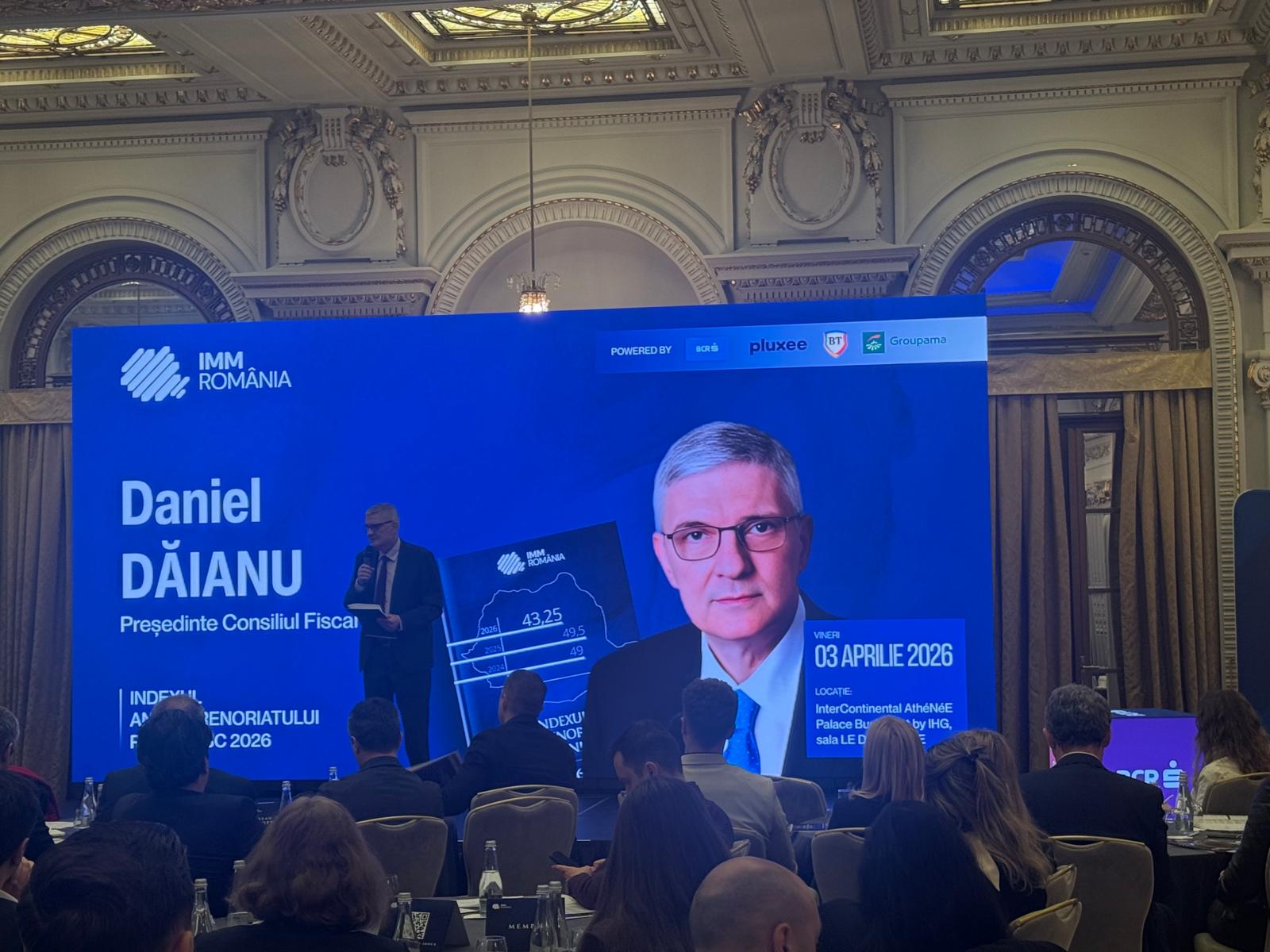Dăianu, la patroni: Evaziunea și optimizările fiscale, un blestem pentru România