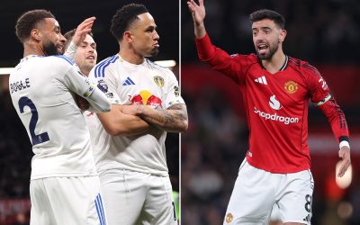 'A disgrace' - Man Utd fans left fuming by what Bruno Fernandes was doing as Leeds scored