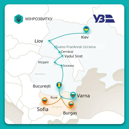 Tren Ucraina-Bulgaria, prin București: Călătorie de 30 de ore din vară!