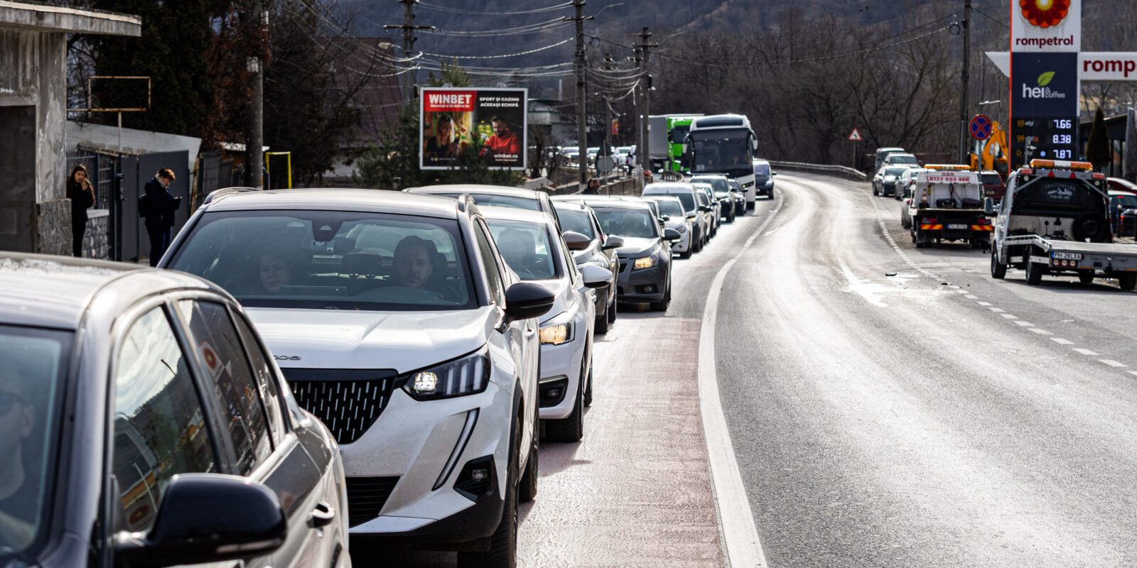 Agitație pe DN1 de la Predeal: Poliția, sfaturi pentru șoferi