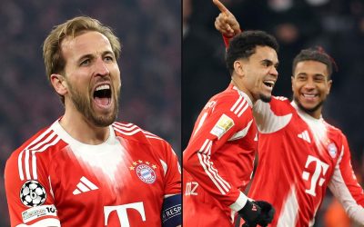 Kane, Olise and Diaz: Bayern’s formidable front three chasing Barcelona and Real Madrid greats