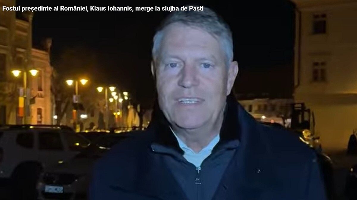 Iohannis, la slujba de Înviere: „Sărbători Pascale binecuvântate tuturor”