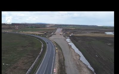 Lucrările la Autostrada Moldovei avansează. Imagini de pe loturile 1 și 2. Stadiul lucrărilor este de 43%, respectiv 40%