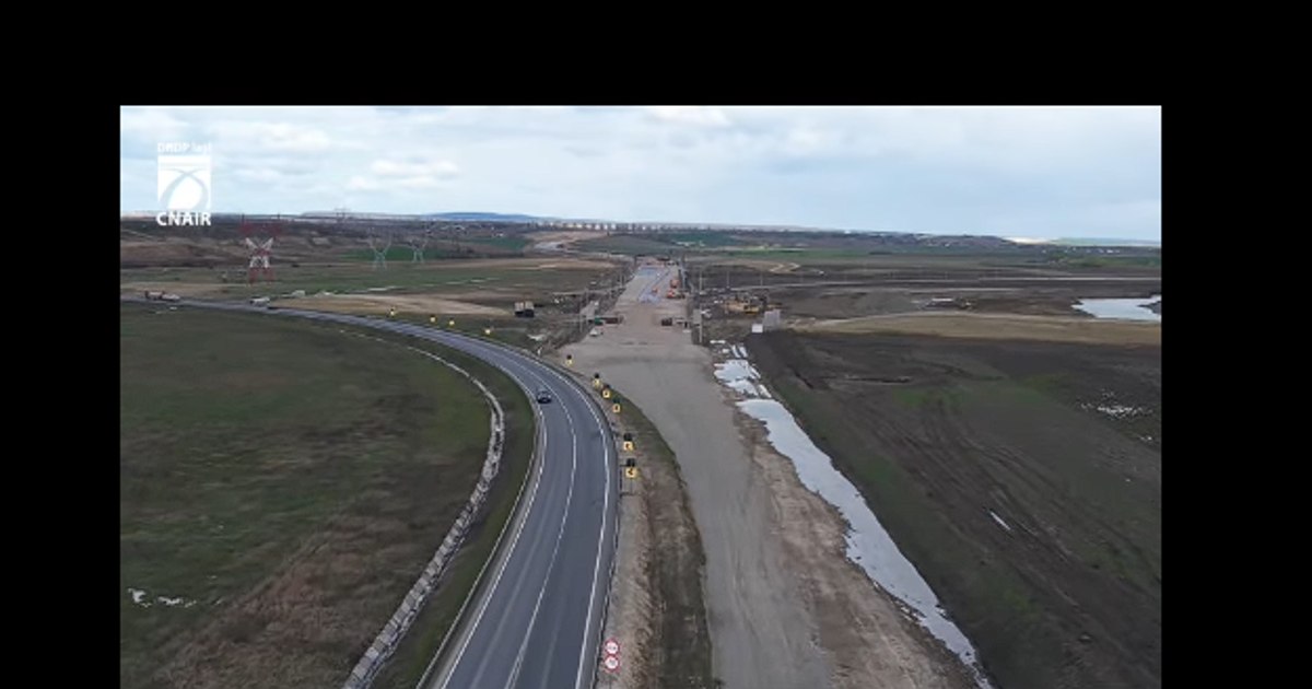 Lucrările la Autostrada Moldovei avansează. Imagini de pe loturile 1 și 2. Stadiul lucrărilor este de 43%, respectiv 40%