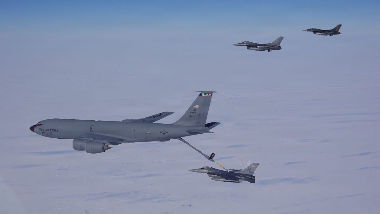 F-16 ale NORAD exersează apărarea aeriană din Alaska