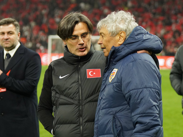 Montella, gest surprinzător! Ce i-a spus Vincenzo lui Mircea Lucescu după Turcia-România