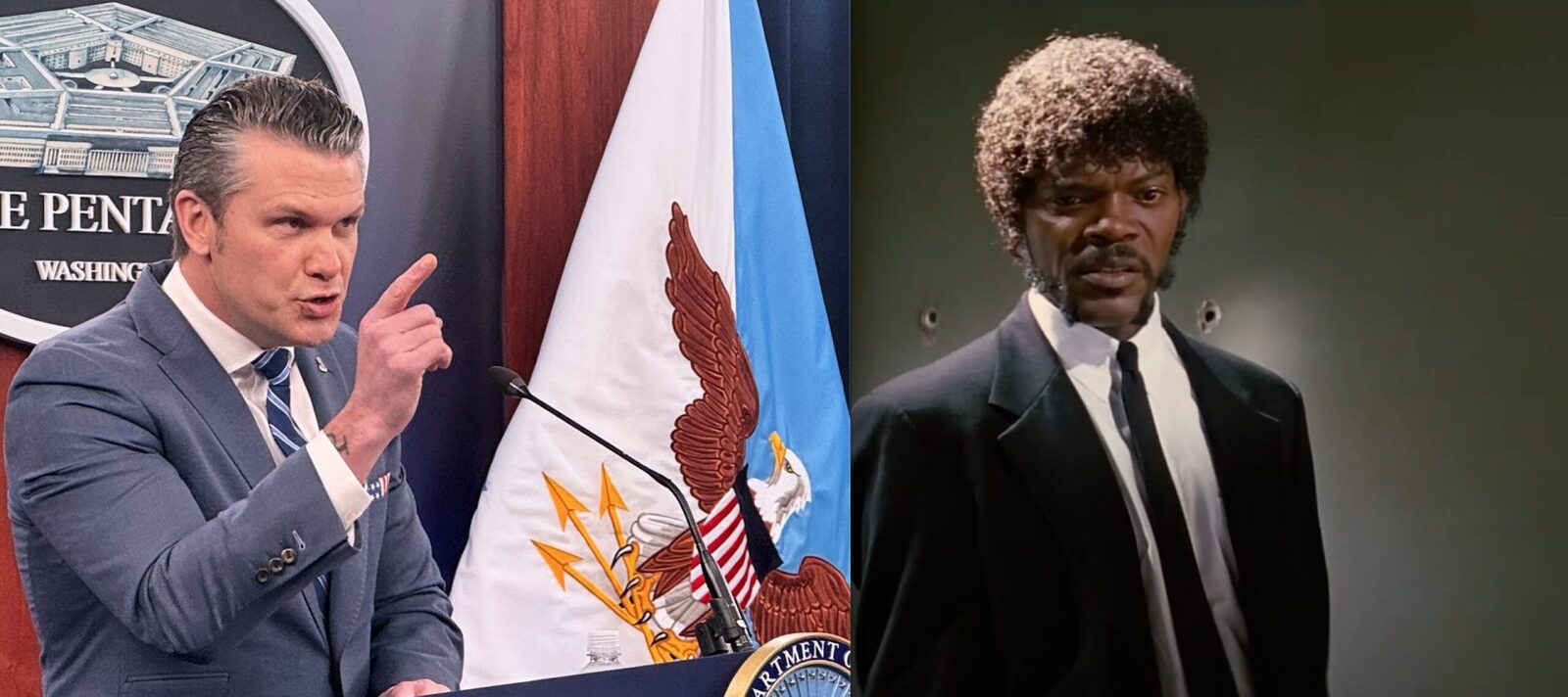 Pete Hegseth, secretar, citează verset fals din „Pulp Fiction” la Pentagon