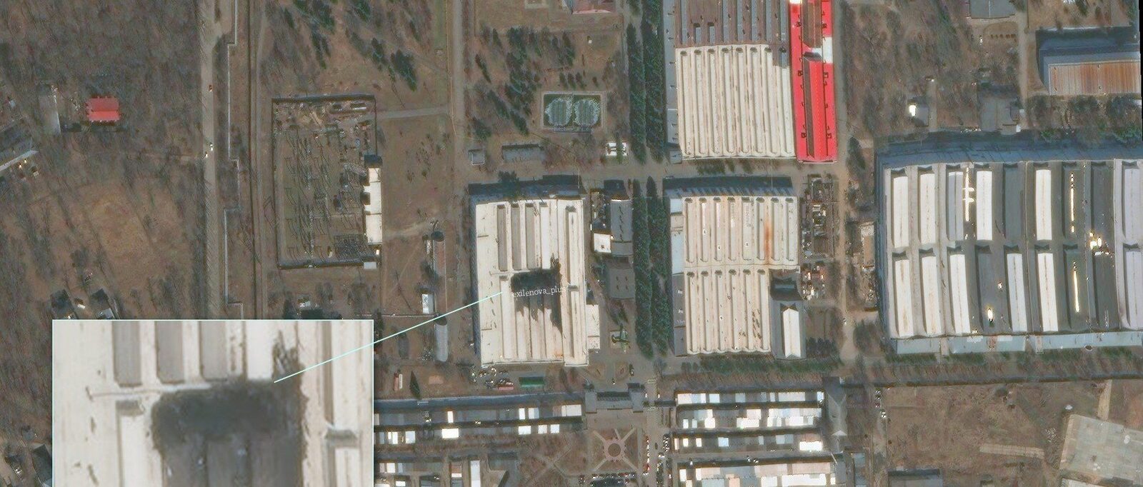Roof Collapses at Russian Su-35 and Su-57 Production Workshop After Fire
