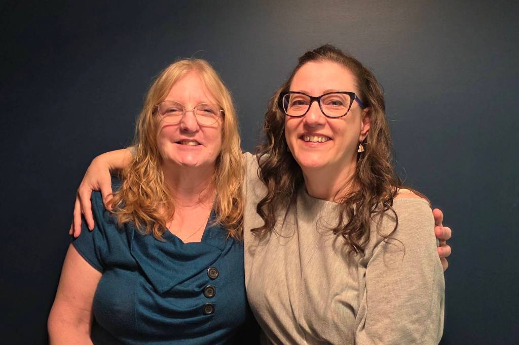 &rdquo;Breast friends&rdquo; Sheila Nugent-Smith and Genevieve McNamee&rsquo;s friendship blossomed after going through cancer treatment together (Lisa Hamilton/Comox Valley Record)