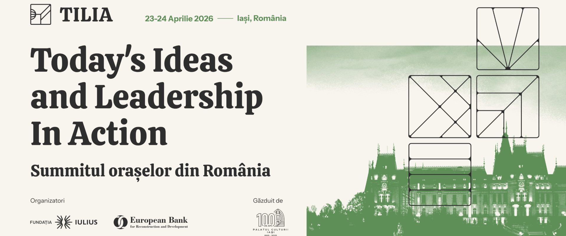 Tilia: Iași găzduiește summit-ul experților în urbanism. 55 de specialiști, prezenți
