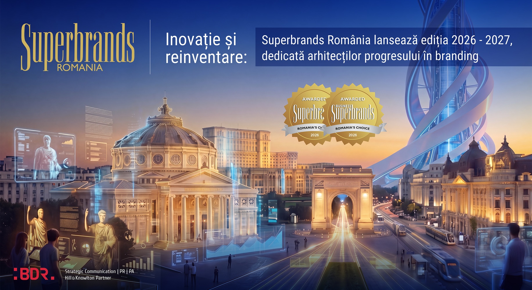 Superbrands România, ediția 2026-2027: Arhitecții progresului în branding, pe scenă