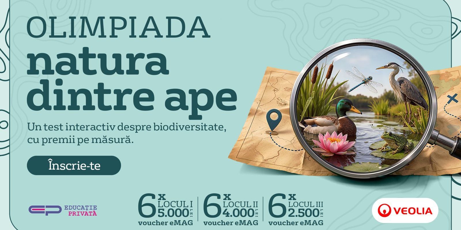 Veolia România: Olimpiada de biodiversitate „natura dintre ape” continuă la nivel național