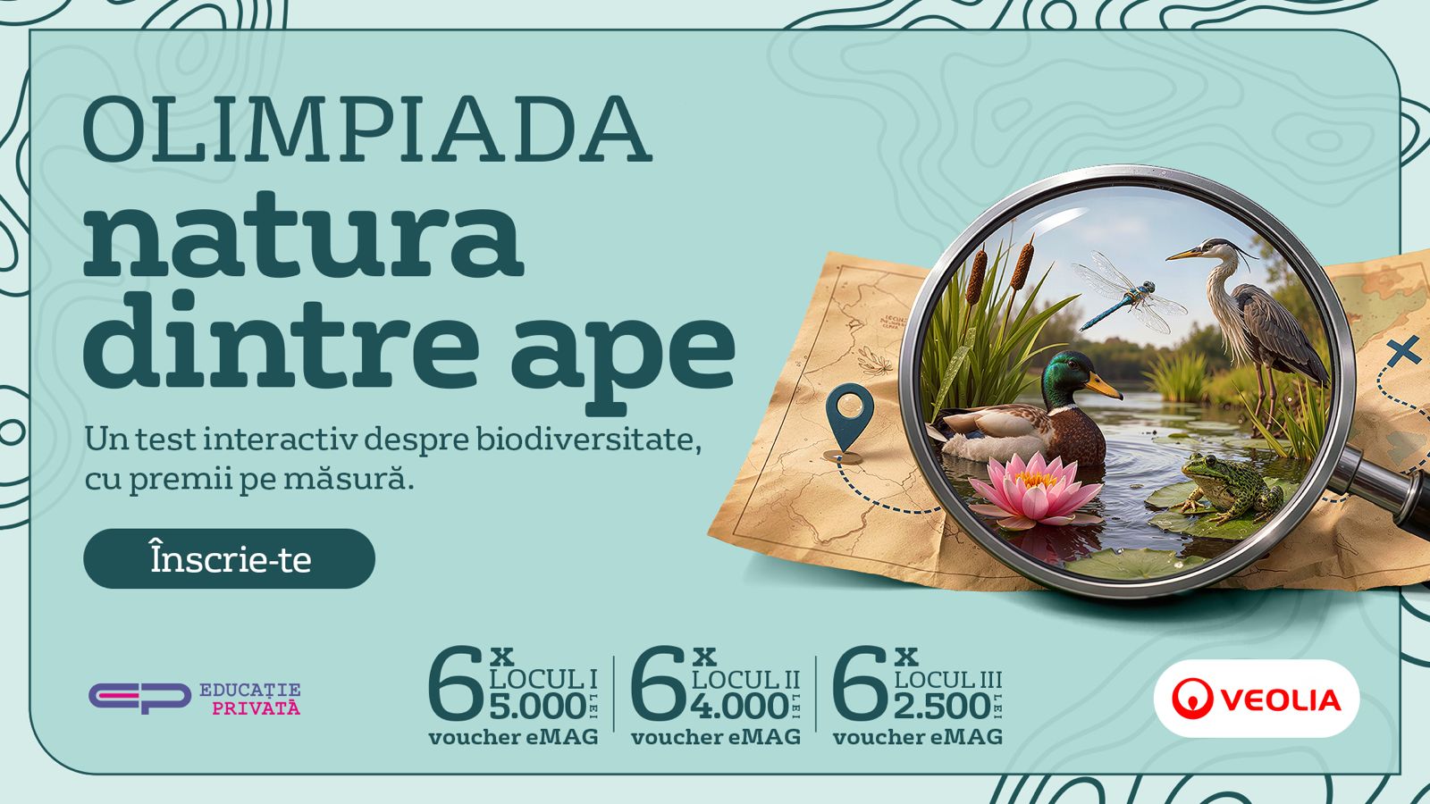 Veolia România: Olimpiada de biodiversitate „natura dintre ape” continuă la nivel național