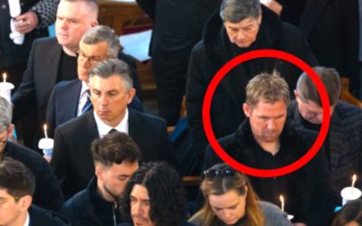 Apariție-șoc la înmormântarea lui Mircea Lucescu. Cine era misteriosul?